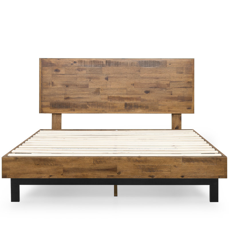 Foundstone Gabriel Solid Wood Low Profile Platform Bed & Reviews